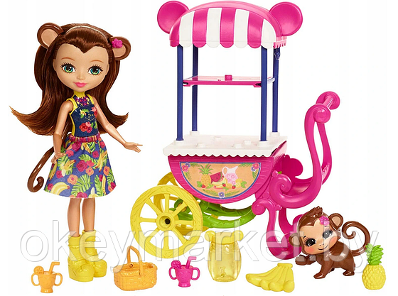 Игровой набор Mattel 3 куклы Enchantimals Пикник в парке FVJ80, фото 2