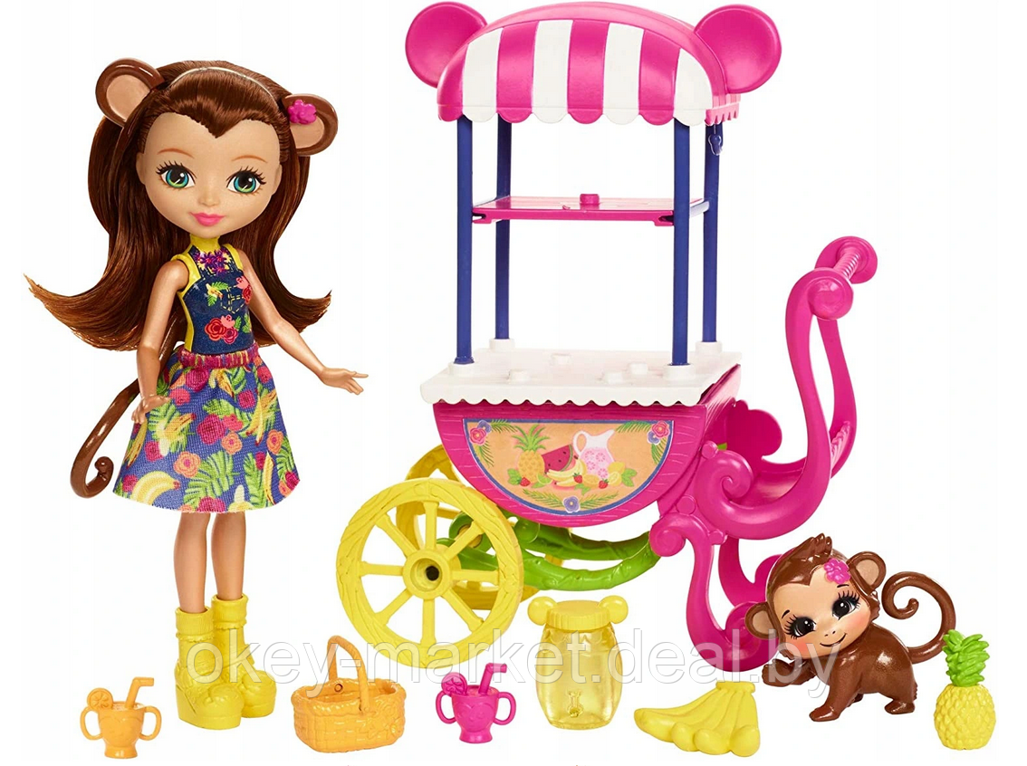Игровой набор Mattel 3 куклы Enchantimals Пикник в парке - фото 4 - id-p157226671