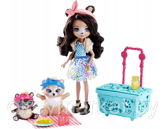 Игровой набор Mattel 3 куклы Enchantimals Пикник в парке FVJ80, фото 3
