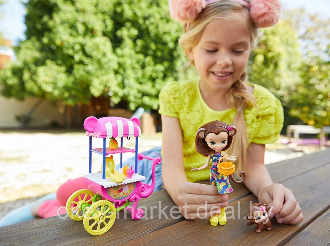 Игровой набор Mattel 3 куклы Enchantimals Пикник в парке - фото 7 - id-p157226671