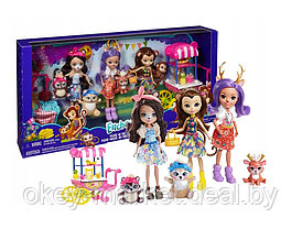 Игровой набор Mattel 3 куклы Enchantimals Пикник в парке
