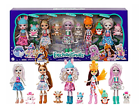 Игровой набор Mattel 5 кукол Enchantimals Снежный день