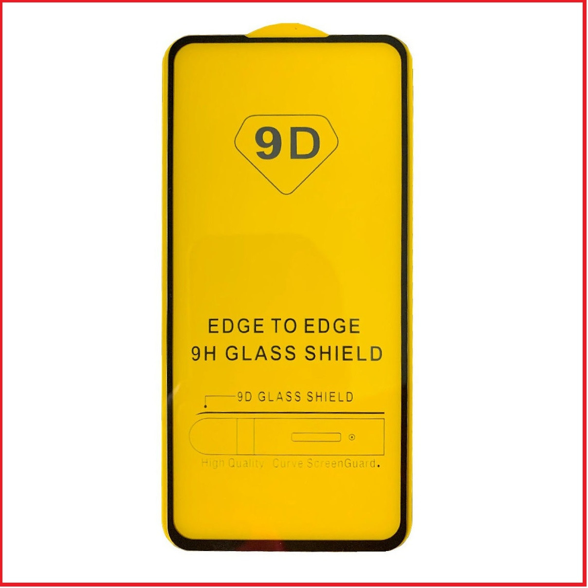 Защитное стекло Full-Screen для Xiaomi Mi 9T / Mi 9T Pro черный (5D-9D с полной проклейкой), фото 1