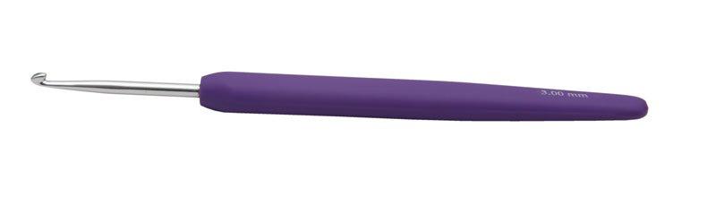 Knit Pro Крючок для вязания с эргономичной ручкой Waves 4 мм, алюминий, - фото 1 - id-p157232157