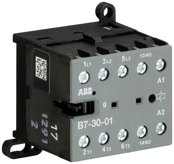 Мини-контактор B7-30-01-80 230VAC 16А 1NС ABB - фото 1 - id-p157239879