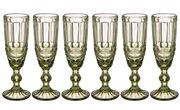 Набор бокалов для шампанского 6шт по 150мл стекло/хрусталь , 781-101 - фото 1 - id-p139283658