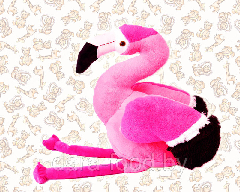 Мягкая игрушка "Фламинго большой" 100 см/ 1 шт. упаковка - фото 1 - id-p157259247