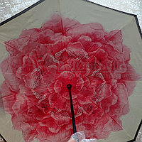 Зонт наоборот UnBrella (антизонт). Подбери свою расцветку настроения Английская клетка