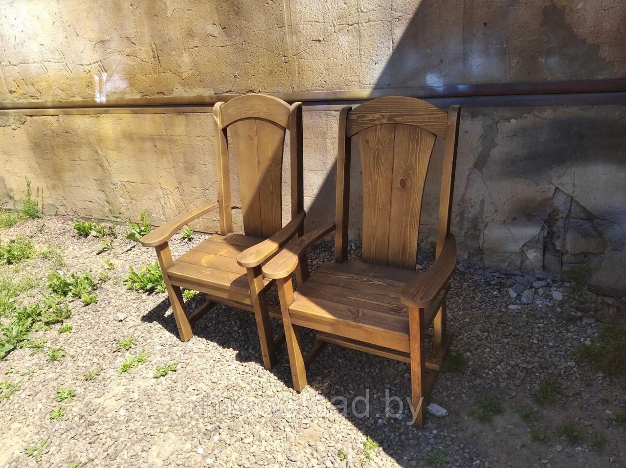 Кресло-трон садовое и банное из массива сосны "Кладезь Люкс" - фото 4 - id-p157288197