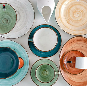 Фарфоровая посуда серии Fusion