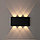 WL12 WH Подсветка ЭРА Декоративная подсветка светодиодная ЭРА 6*1Вт IP 54 черный, фото 3