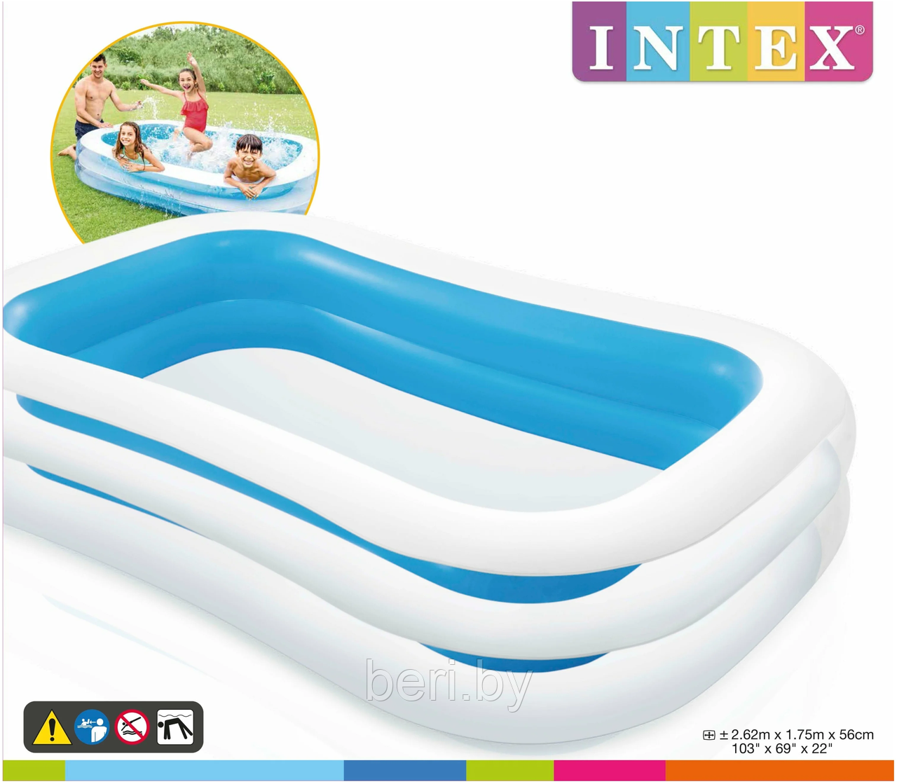Надувной бассейн INTEX Ванна, сливной клапан, ремкомплект, интекс 56483 ...