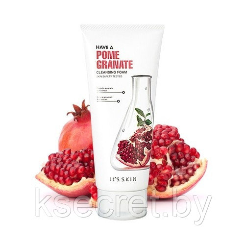 Увлажняющая пенка для умывания с гранатом IT'S SKIN Have a Pomegranate Cleansing Foam 150мл - фото 1 - id-p157299940