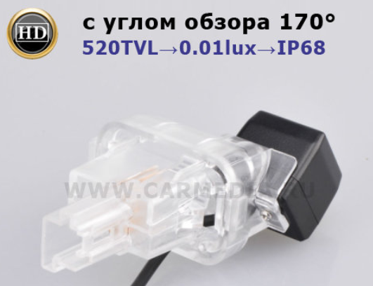 Штатная цветная камера заднего вида на Mazda 3 2014+ CX4 Night Vision с углом обзора 170° - фото 2 - id-p157324431