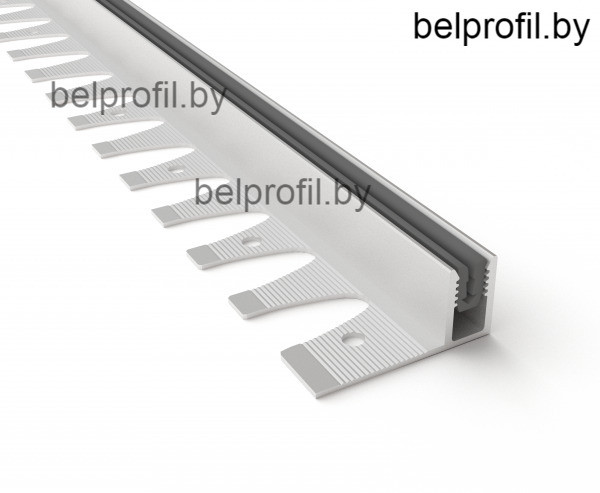 Ответная планка для Т - профиля  с резиновой вставкой 270 см 13 мм