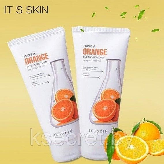 Тонизирующая пенка для умывания с апельсином IT'S SKIN Have a Orange Cleansing Foam 150мл - фото 1 - id-p157324924