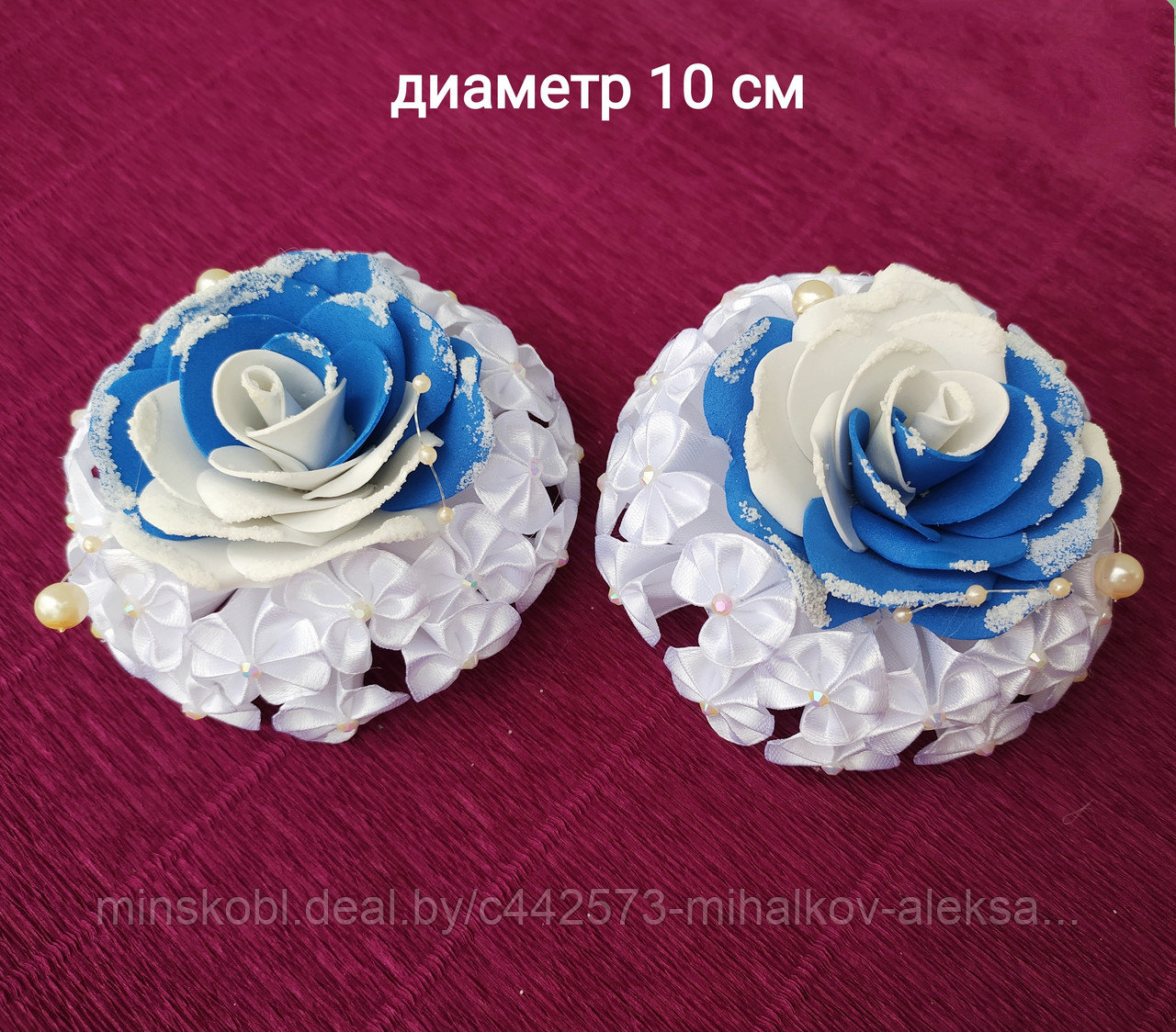 Бант для волос школьный