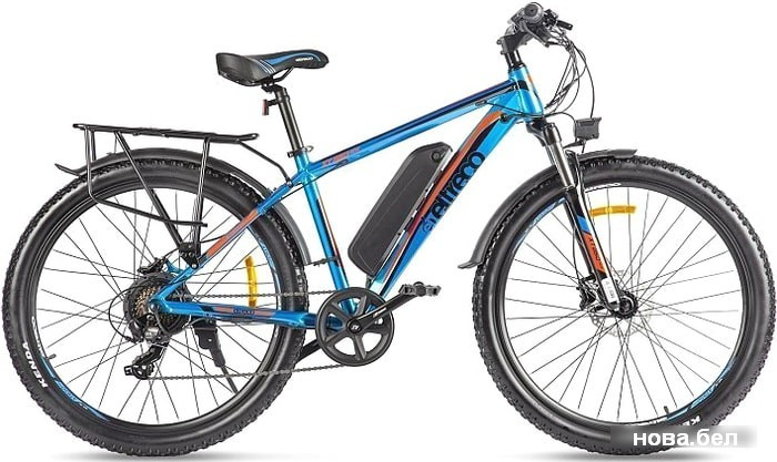 Электровелосипед Eltreco XT 850 New (синий/оранжевый)