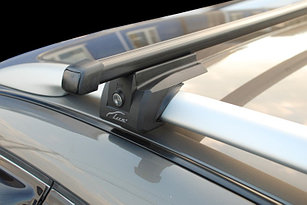 Багажник LUX ЭЛЕГАНТ  на рейлинги Ford Mondeo IV Turnier, универсал, 2007-2013