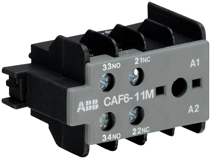 CAF6-11M Блок-контакт фронтальный 1NO+1NC 4А 230VAC, ABB - фото 1 - id-p157392898