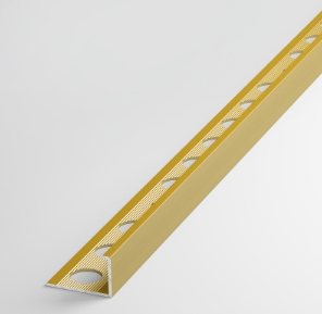 Профиль L-образный окантовочный для плитки ПК 01-12 золото люкс до 12,5мм длина 2700мм