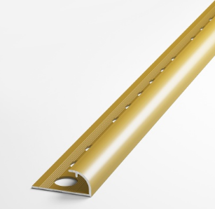 Профиль окантовочный полукруглый ПК 03-9 золото люкс до 9мм длина 2700мм