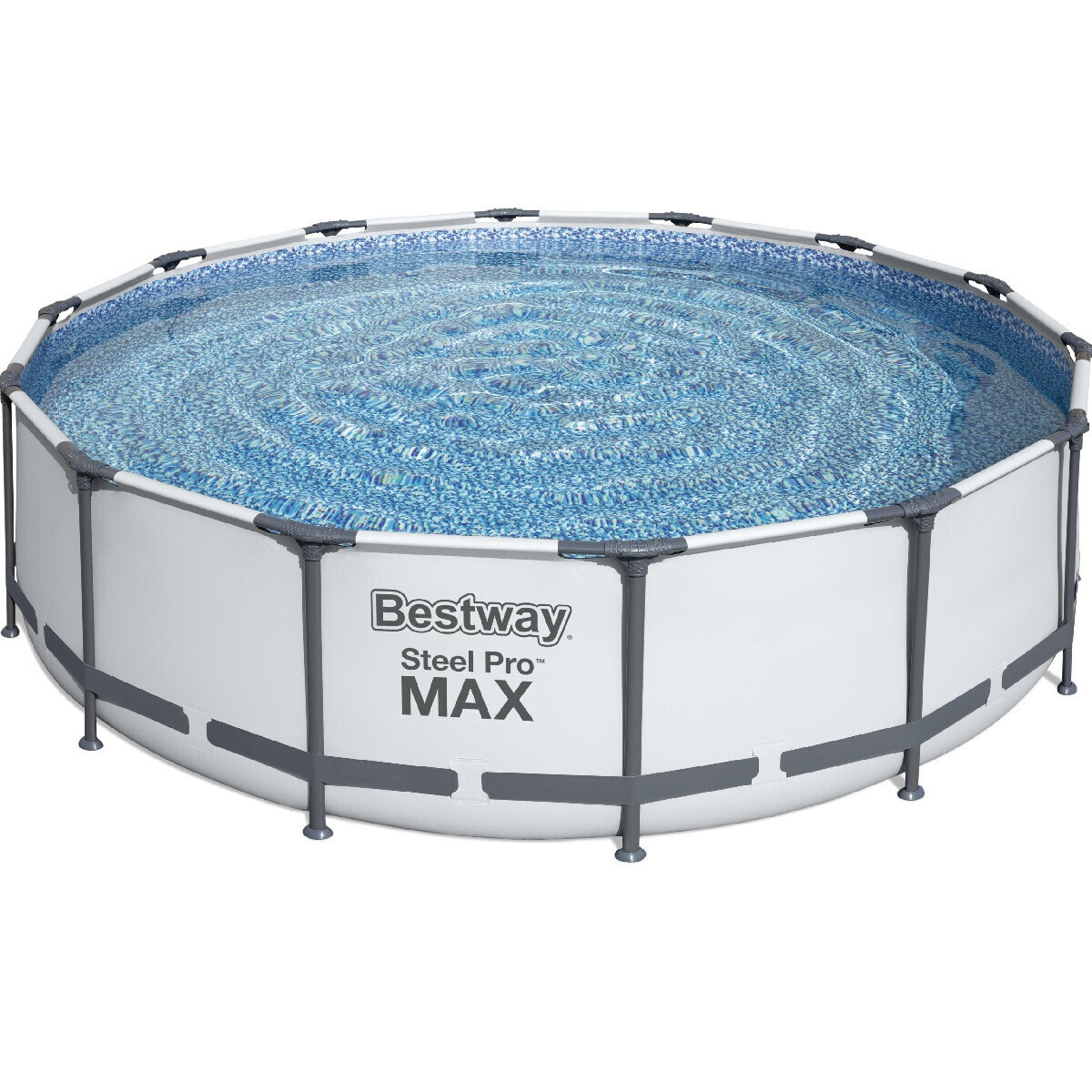 Каркасный круглый бассейн Bestway 56462 (549х122) с картриджным фильтром, лестницей и защитным тентом - фото 1 - id-p157393416