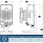 Мембранный дозирующий насос Aquaviva TPR803 Smart Plus pH/Rх 0.1-54 л/ч, фото 3