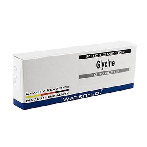 Таблетки для фотометра и тестера Water-id Glycine, Озон - вспомогательные (50 шт) - фото 1 - id-p157394367