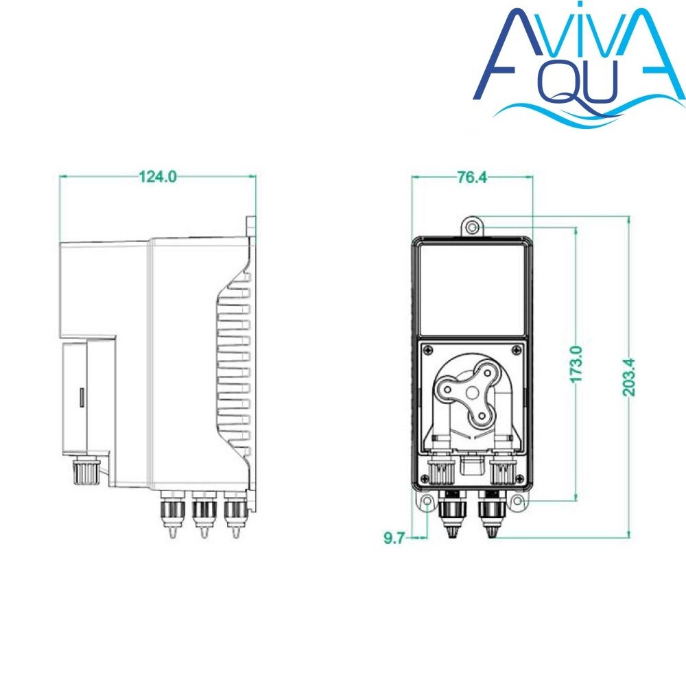 Перистальтический дозирующий насос Aquaviva KXRX Smart Rx 1.5 л/ч + набор Rx - фото 5 - id-p157394368