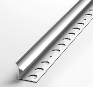 Профиль окантовочный внутренний ПК 06 серебро люкс до 10мм длина 2700мм