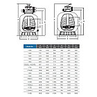 Фильтр Aquaviva V700 (19 м3/ч, D710), фото 2
