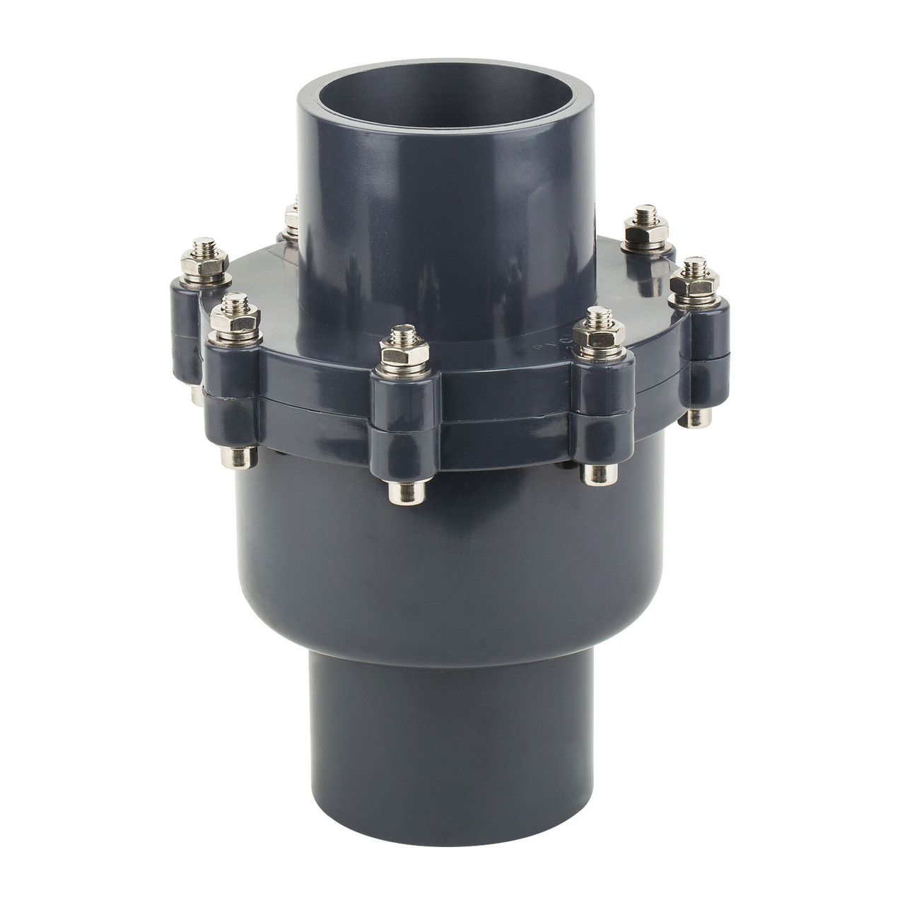 Обратный клапан поворотный (лепестковый) ПВХ Aquaviva с муфтовым окончанием - фото 1 - id-p157395488