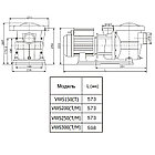 Насос Aquaviva LX STP200M (220В, 24 м3/ч, 2HP), фото 3