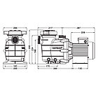 Насос Hayward PL 81007 (220В, 17.2 м3/ч, 1.5HP), фото 2
