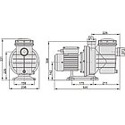 Насос Aquaviva LX SWIM150M (220В, 25,5 м3/ч, 2HP), фото 3