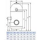 Фильтр Hayward San Sebastian HCFS252I2LVA SSB640 (D640), фото 3