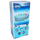 Каркасный бассейн Bestway 56448 Power Steel (488х305х107 см) с картриджным фильтром, лестницей и защитным, фото 9