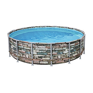 Каркасный бассейн Bestway Loft 56886 (549х132 см) с картриджным фильтром, лестницей и тентом