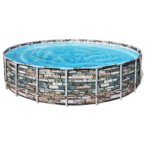 Каркасный бассейн Bestway Loft 56889 (671х132 см) с картриджным фильтром, лестницей и защитным тентом - фото 1 - id-p157393773