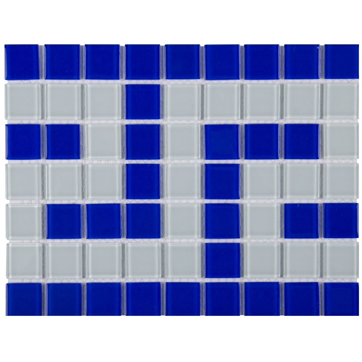 Фриз греческий Aquaviva Cristall сине-белый B/W - фото 1 - id-p157396820