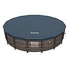 Каркасный бассейн Bestway Ротанг 56666 (488х122 см) с картриджным фильтром, фото 2