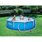 Каркасный бассейн Bestway 56679 (305х76 см) с картриджным фильтром, фото 5
