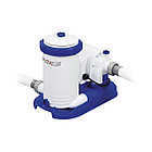 Каркасный бассейн Bestway 56719 (610х366х122 см) с картриджным фильтром и лестницей, фото 2