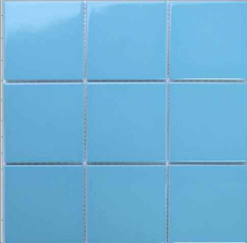 Керамическая мозаика AquaViva C3477 глянцевая голубая - фото 1 - id-p157396860