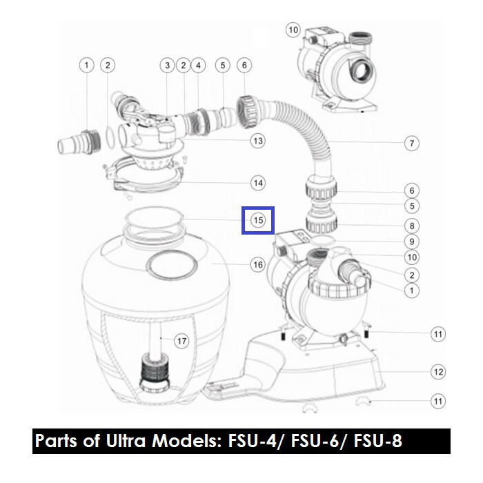 Резиновая прокладка 02010045 под 4-поз кран для фильтра Aquaviva FSU - фото 2 - id-p157394811
