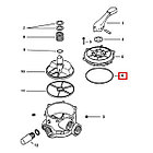 Уплотнительное кольцо под крышку 6-ти поз.вентиля 2" Hayward (SPX0715Z1), фото 2