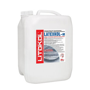 Добавка к клею латексная LATEXKOL-м белая (канистра) 20 кг