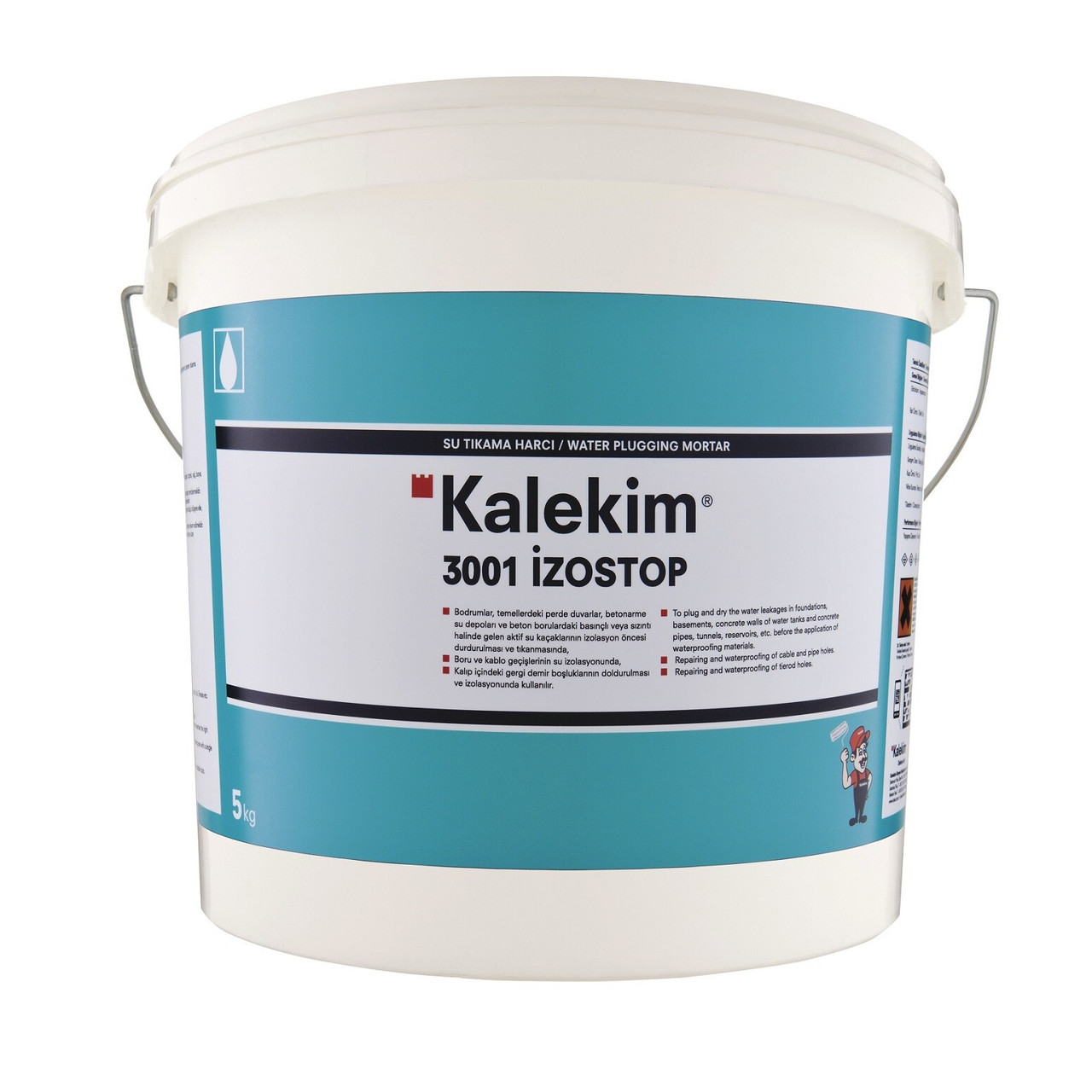 Состав для устранения течей Kalekim Izostop 3001 (5 кг) - фото 1 - id-p157397053