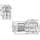 Насос Aquaviva LX SMP020M (220В, 7 м3/ч, 0.35НР), фото 3